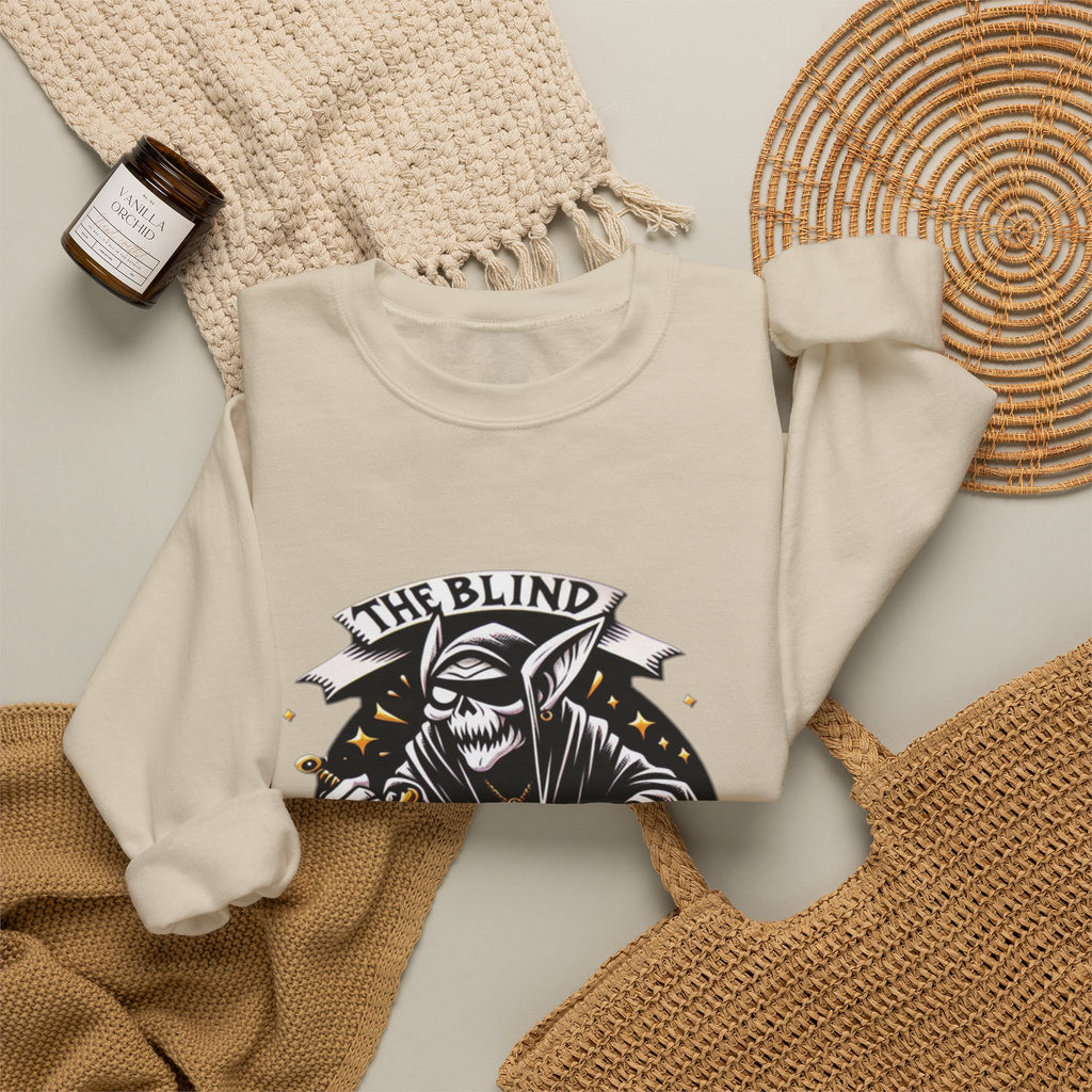 Goblin Crewneck Sweatshirt — "The Blind Goblin" Graphic