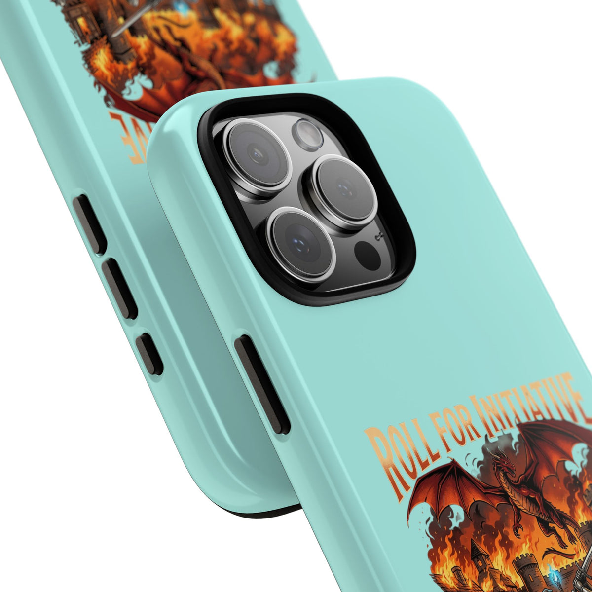 Phone Case — "Roll for Initiative" Fantasy RPG Battle Design