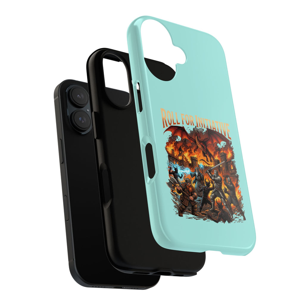 Phone Case — "Roll for Initiative" Fantasy RPG Battle Design