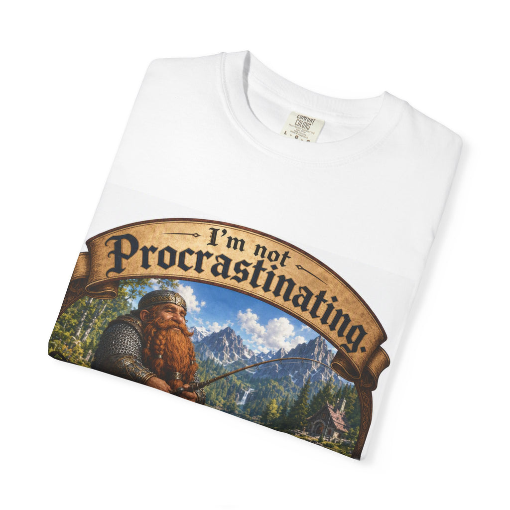 T-Shirt — "I'm Not Procrastinating, I'm on a Side Quest" Fantasy Gamer Tee