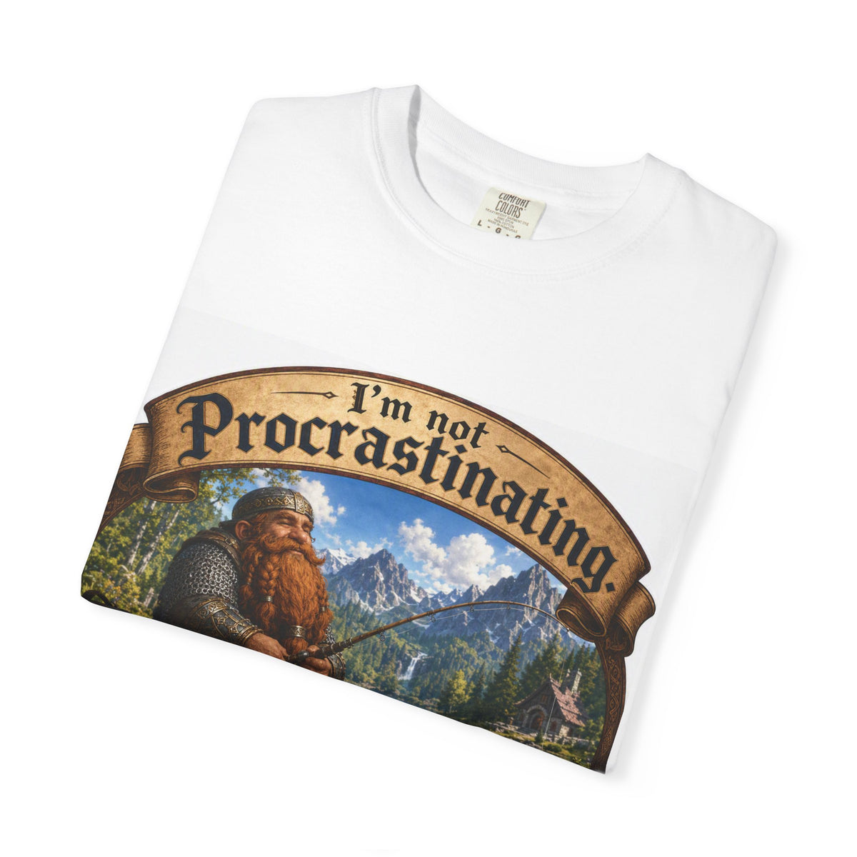 T-Shirt — "I'm Not Procrastinating, I'm on a Side Quest" Fantasy Gamer Tee