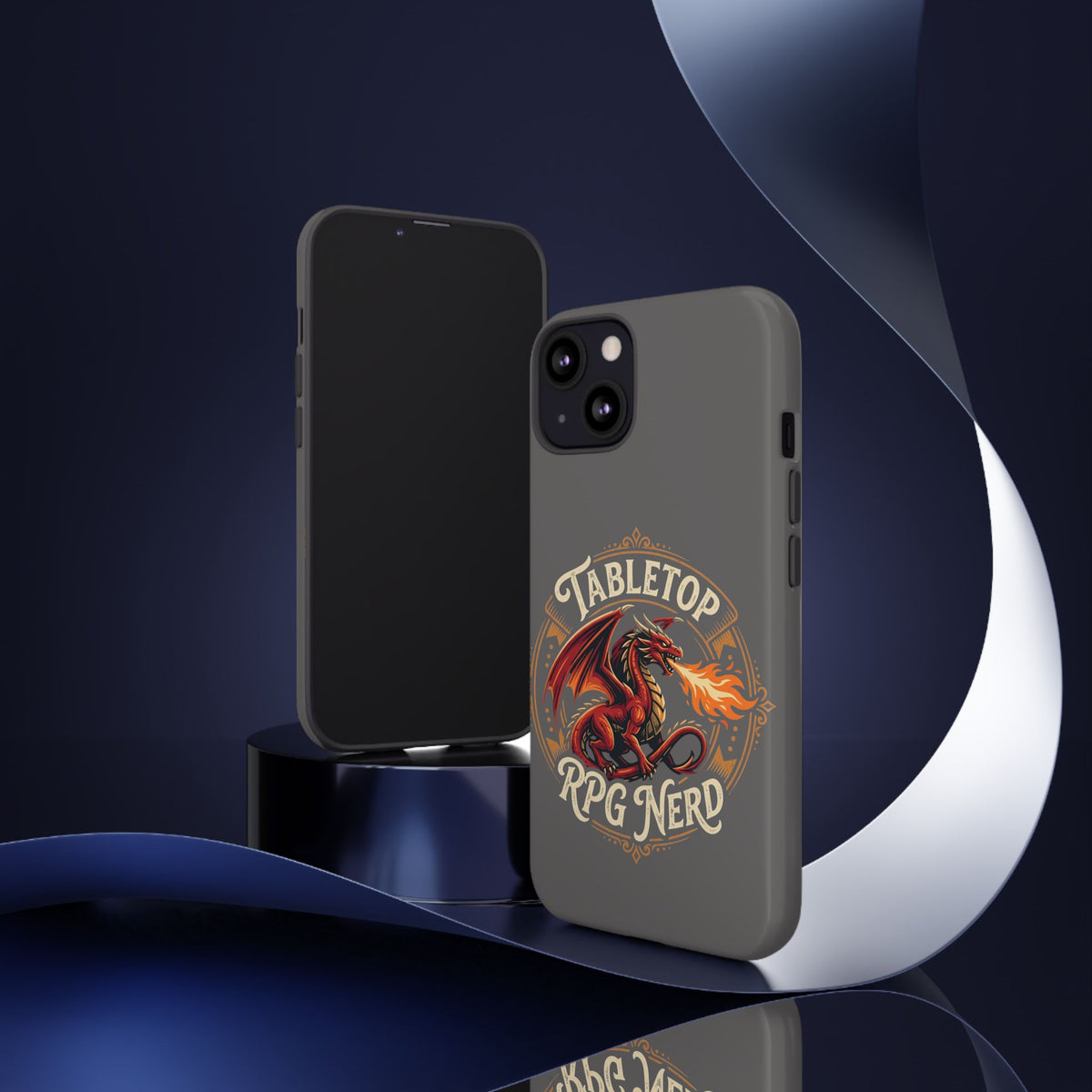 Tabletop RPG Nerd Phone Case — Dragon Design iPhone Cover