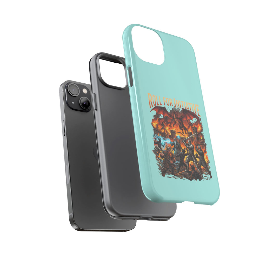 Phone Case — "Roll for Initiative" Fantasy RPG Battle Design