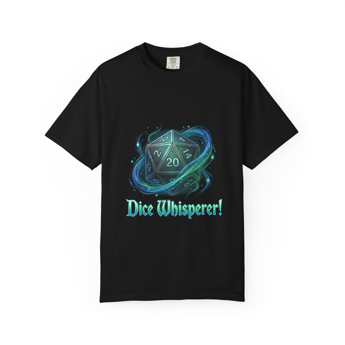 T-Shirt — "Dice Whisperer" D20 Fantasy RPG Tee