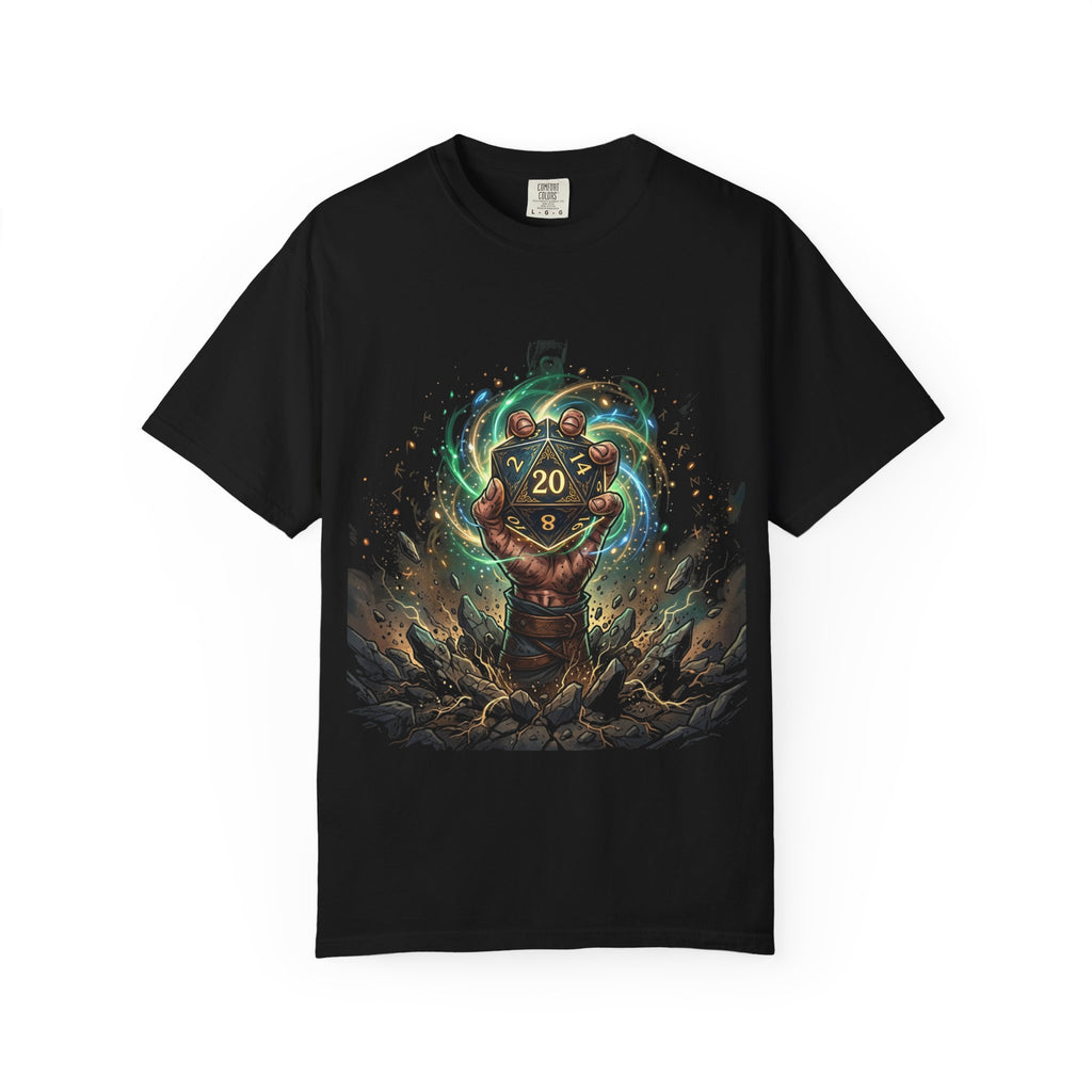 D20 Critical Hit T-Shirt — Fantasy RPG Gamer Tee