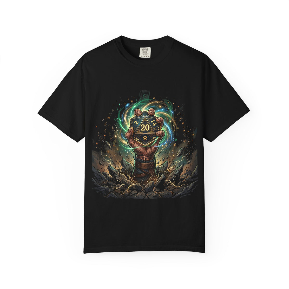 D20 Critical Hit T-Shirt — Fantasy RPG Gamer Tee