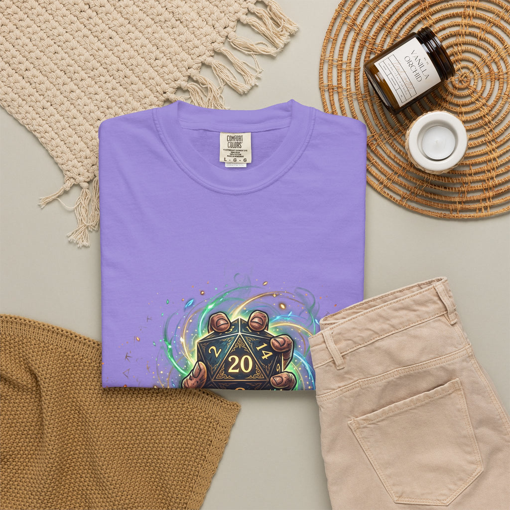 D20 Critical Hit T-Shirt — Fantasy RPG Gamer Tee