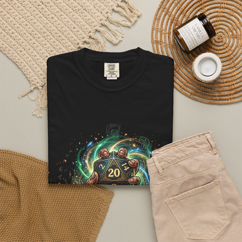 D20 Critical Hit T-Shirt — Fantasy RPG Gamer Tee