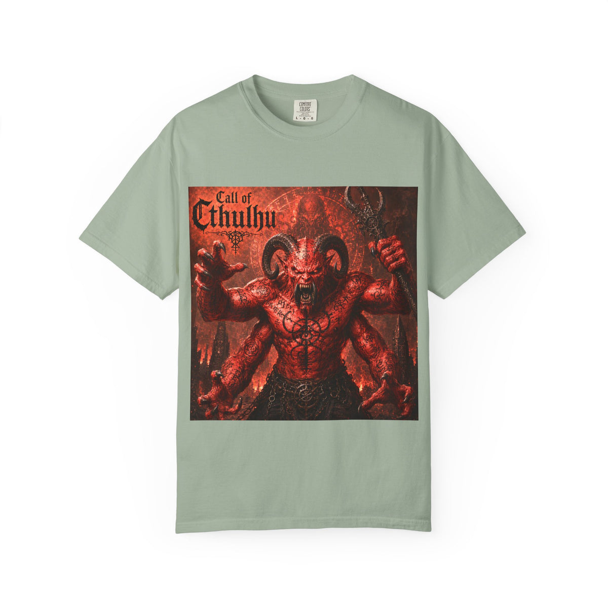 Call of Cthulhu Horror Graphic T-Shirt — Demon Skull Mythos Tee