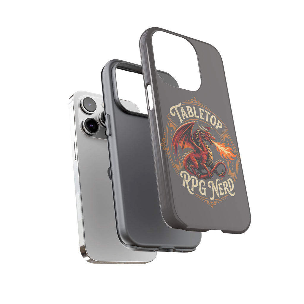 Tabletop RPG Nerd Phone Case — Dragon Design iPhone Cover