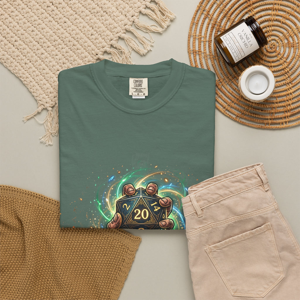 D20 Critical Hit T-Shirt — Fantasy RPG Gamer Tee