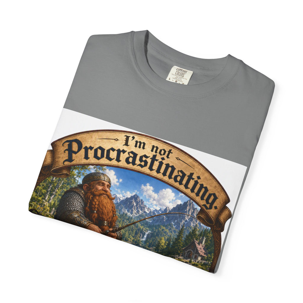 T-Shirt — "I'm Not Procrastinating, I'm on a Side Quest" Fantasy Gamer Tee