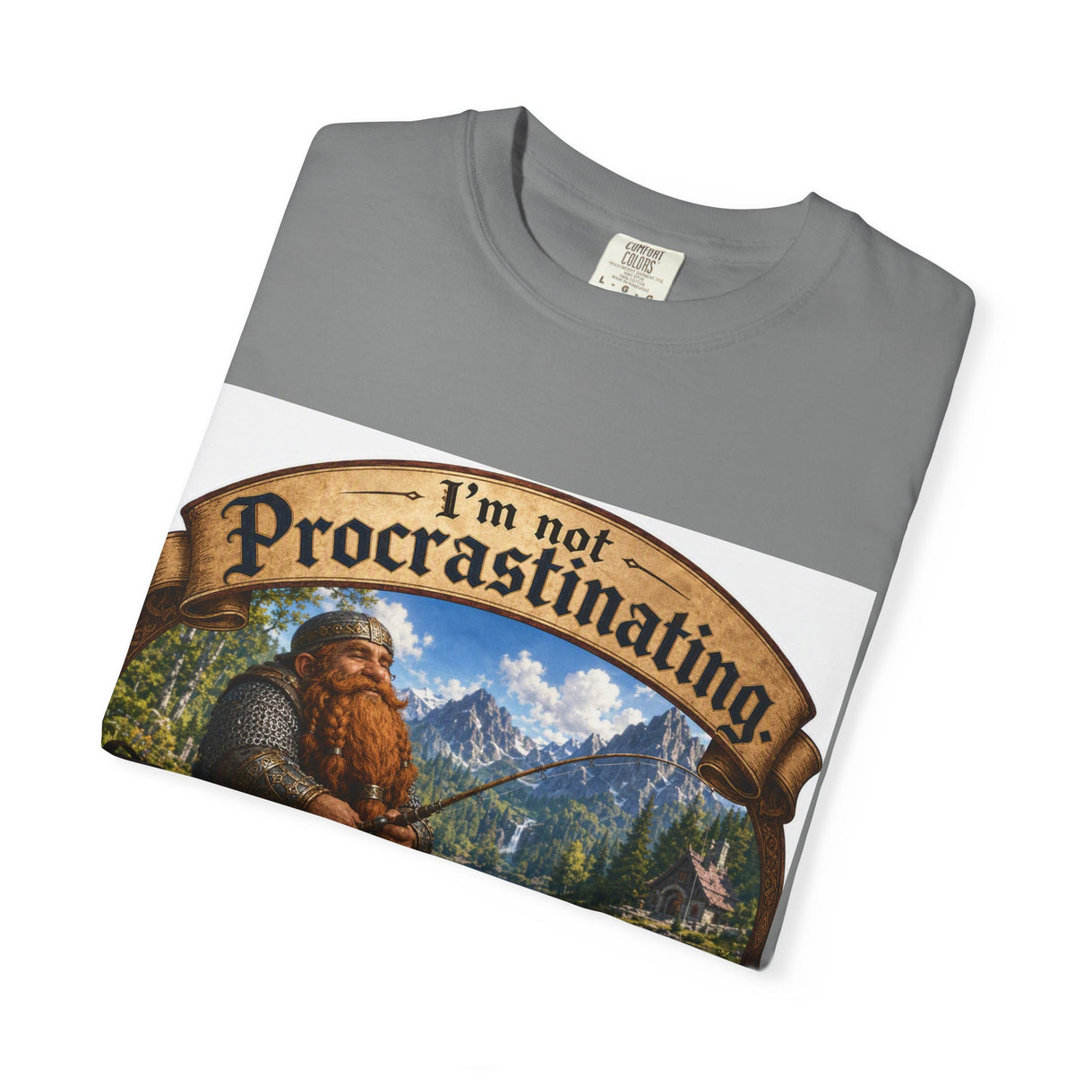 T-Shirt — "I'm Not Procrastinating, I'm on a Side Quest" Fantasy Gamer Tee