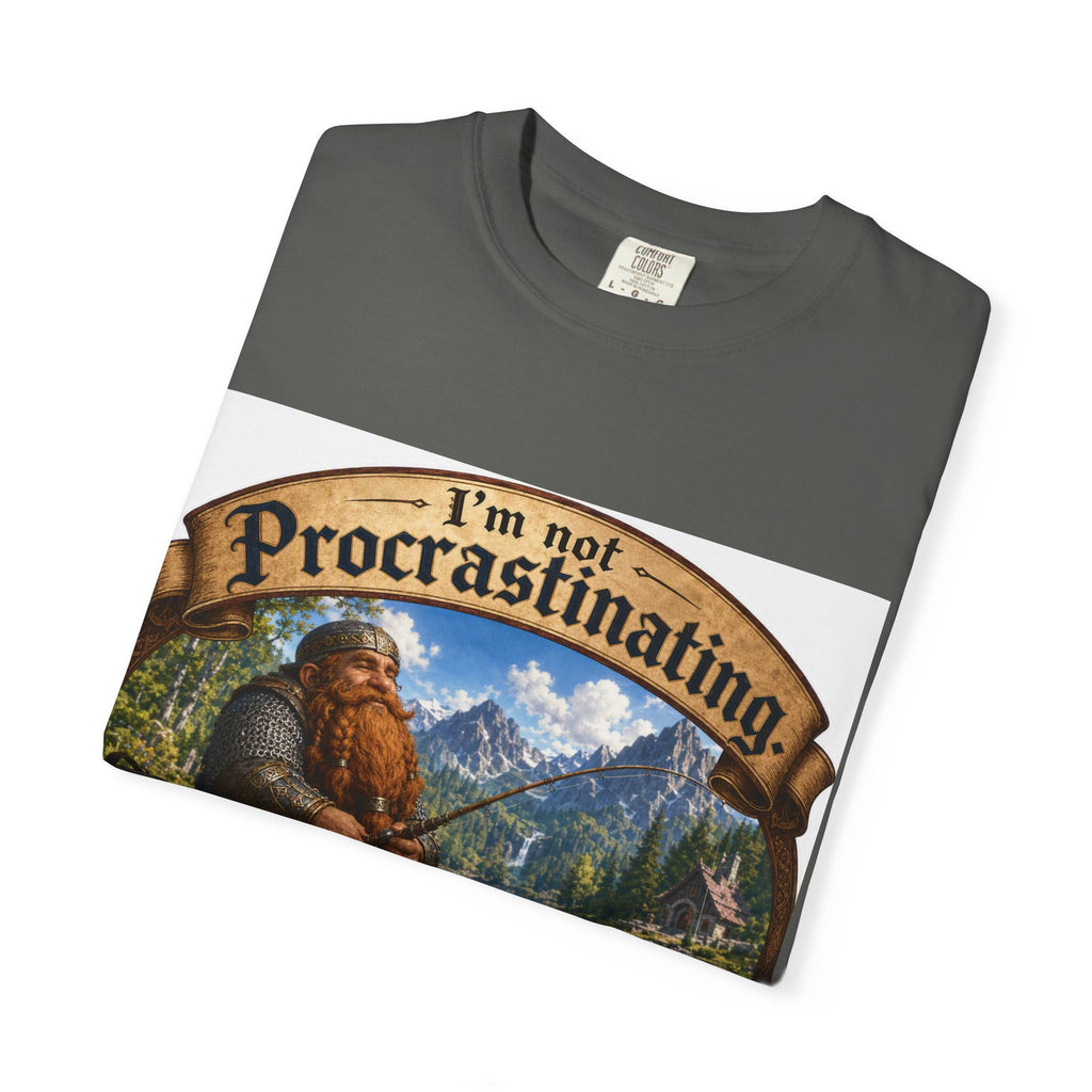 T-Shirt — "I'm Not Procrastinating, I'm on a Side Quest" Fantasy Gamer Tee