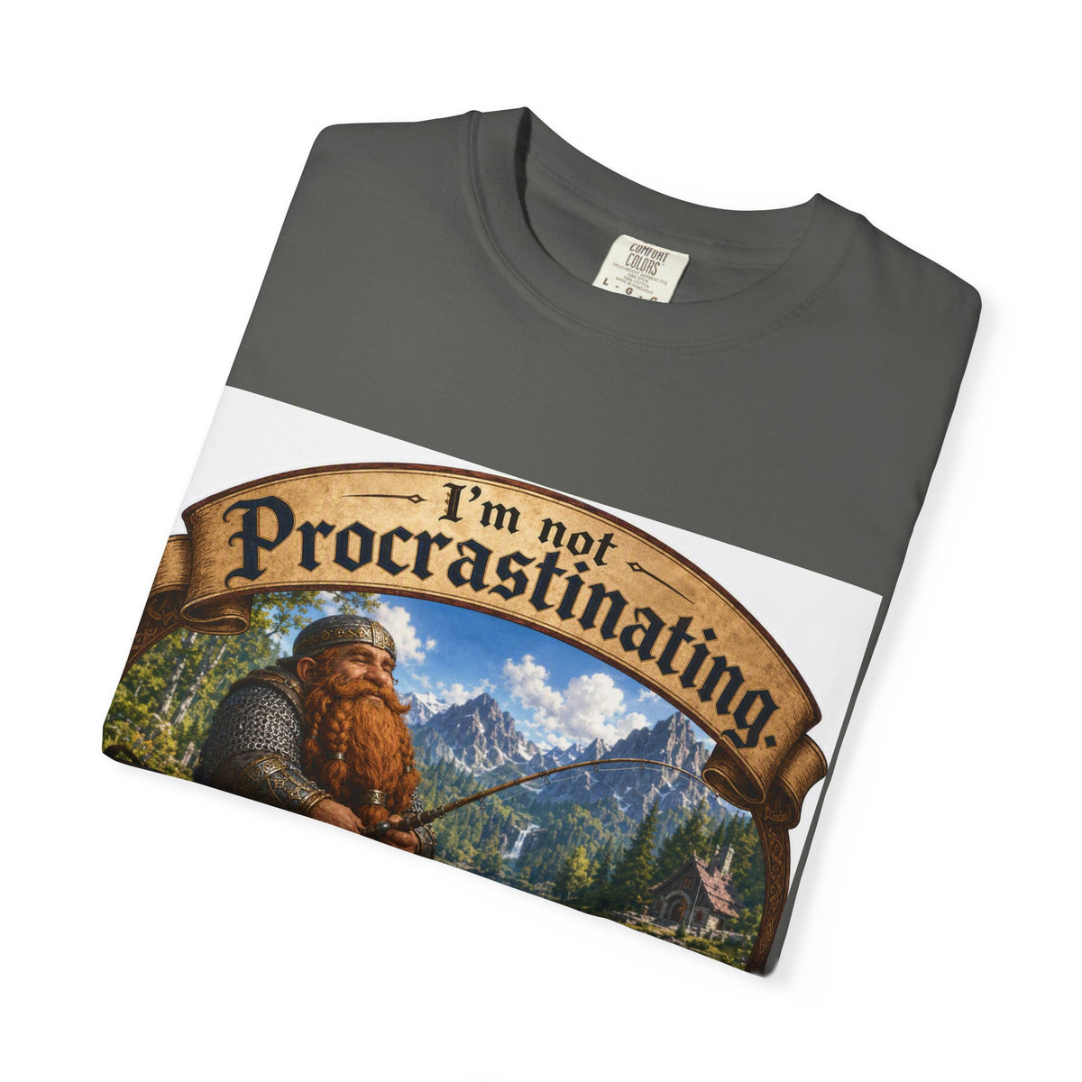 T-Shirt — "I'm Not Procrastinating, I'm on a Side Quest" Fantasy Gamer Tee