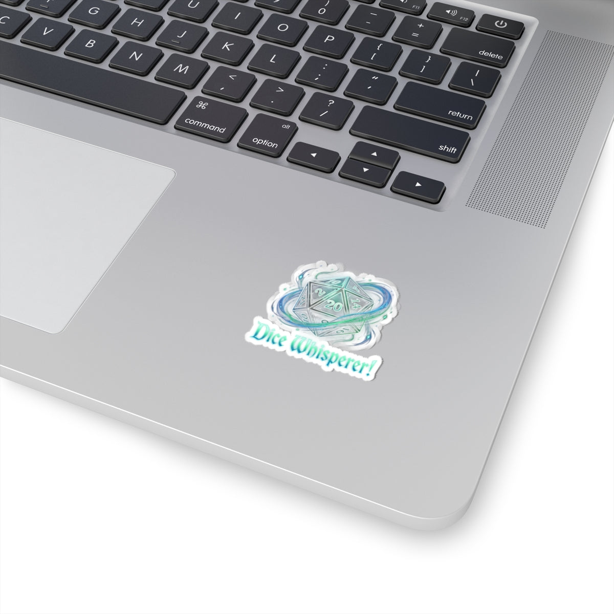 Dice Whisperer Kiss-Cut Sticker — D20 Tabletop RPG Vinyl Decal
