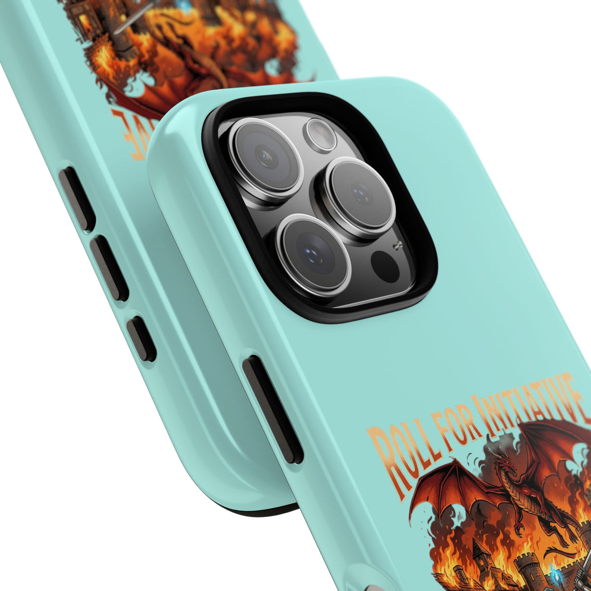 Phone Case — "Roll for Initiative" Fantasy RPG Battle Design