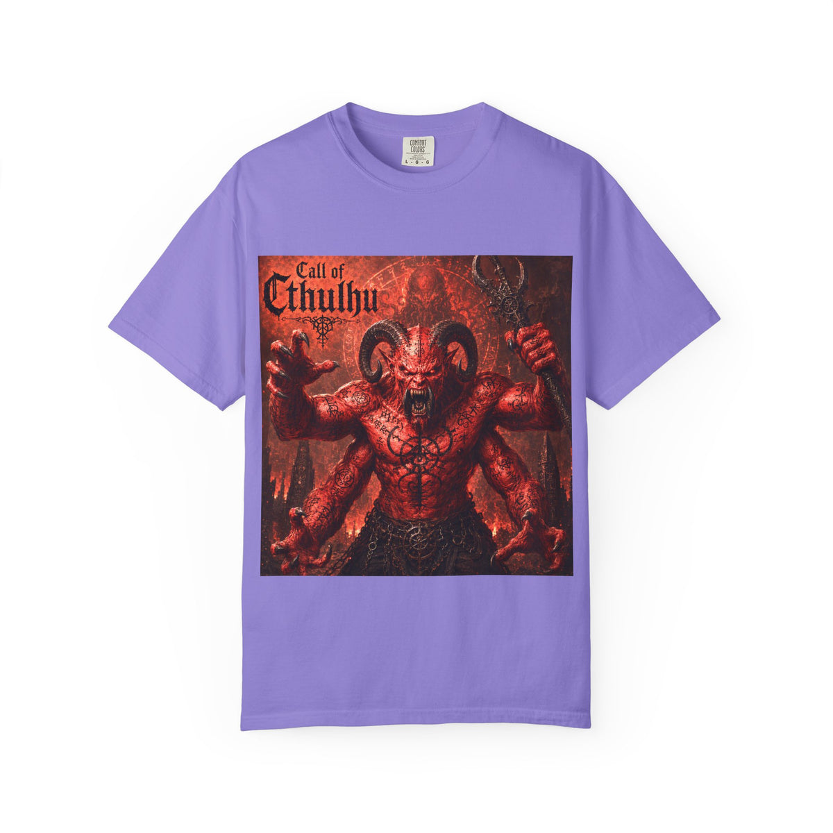 Call of Cthulhu Horror Graphic T-Shirt — Demon Skull Mythos Tee