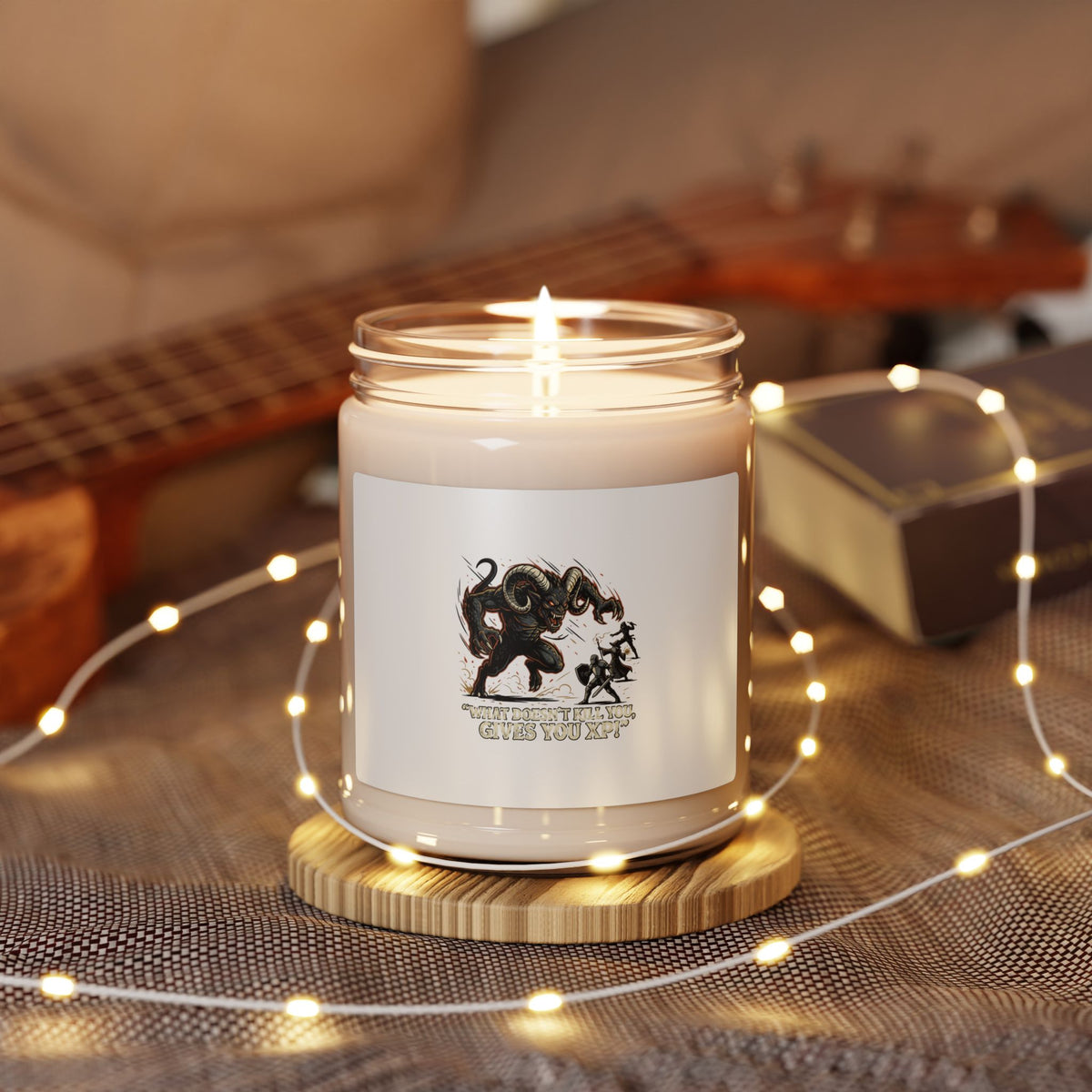 Soy Candle — Mythic Elephant Design Scented 9oz Jar