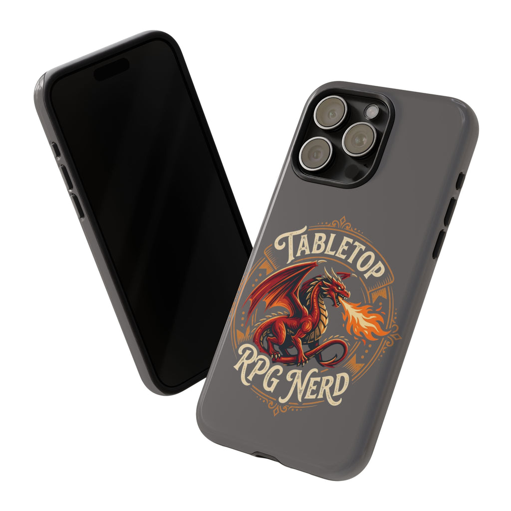 Tabletop RPG Nerd Phone Case — Dragon Design iPhone Cover