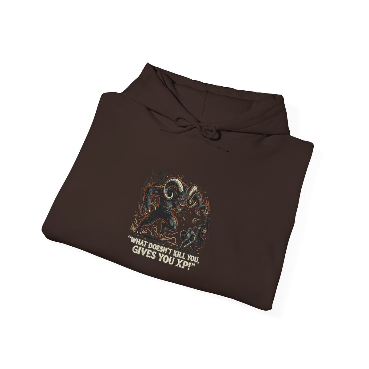 Hoodie - Vintage Krampus & Caroler Illustration Holiday Hoodie