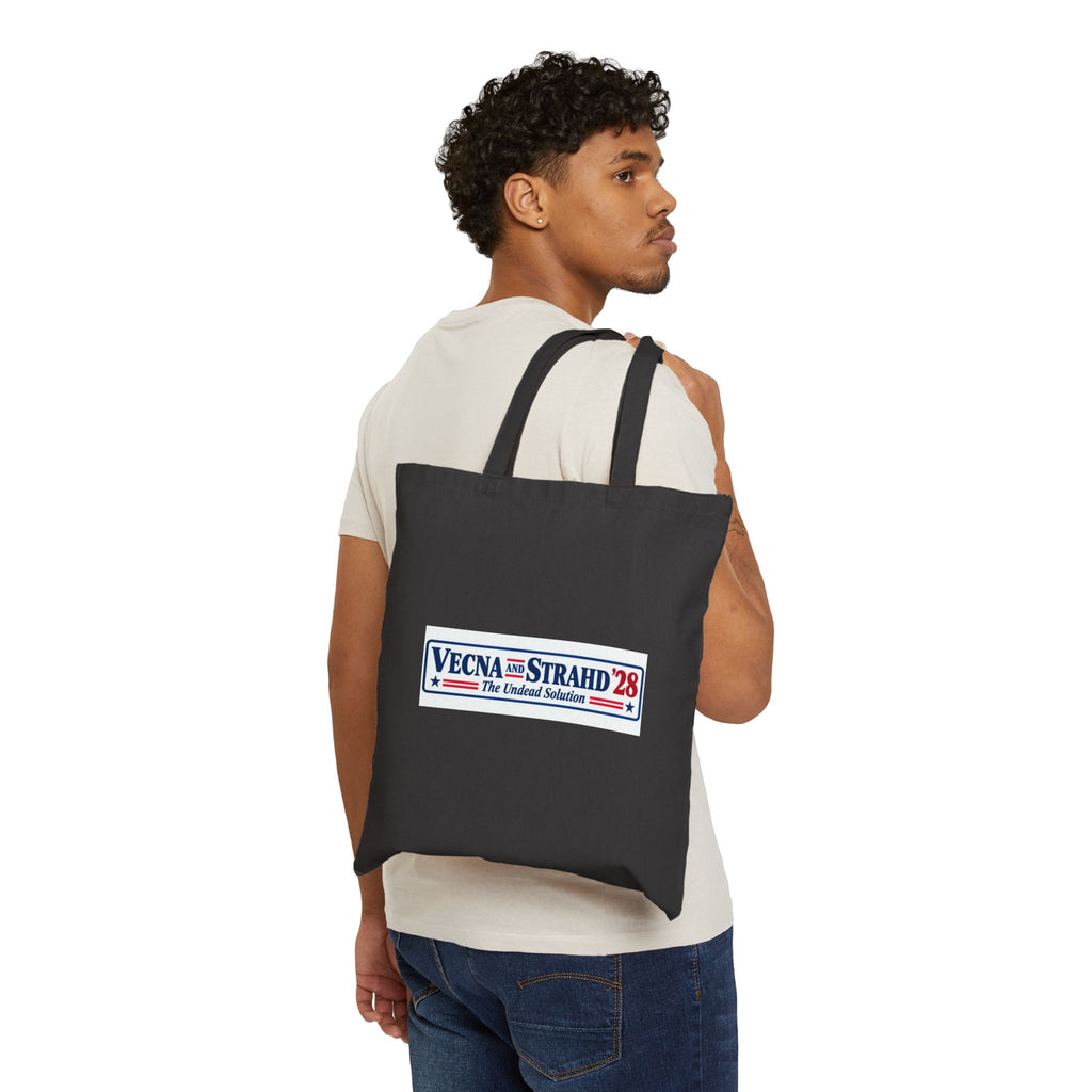 Tote Bag — Vecna and Strahd '28 Campaign Logo Cotton Tote