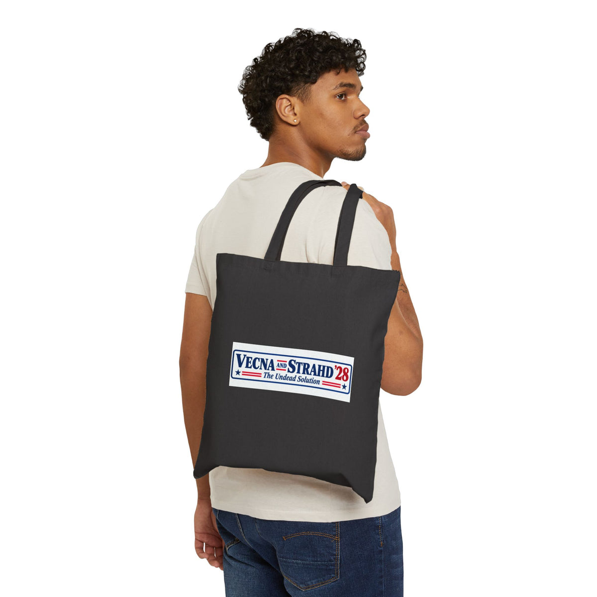 Tote Bag — Vecna and Strahd '28 Campaign Logo Cotton Tote