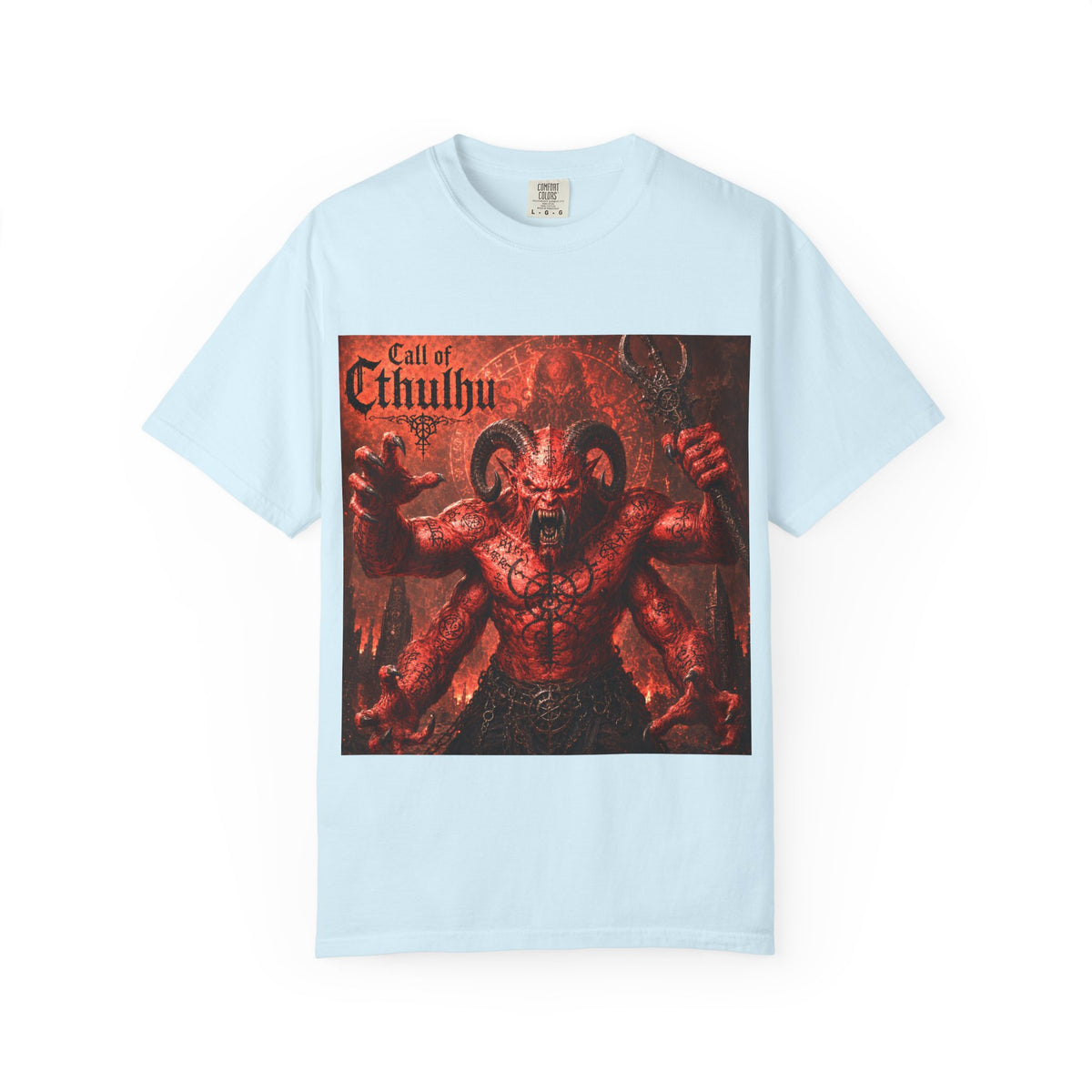 Call of Cthulhu Horror Graphic T-Shirt — Demon Skull Mythos Tee