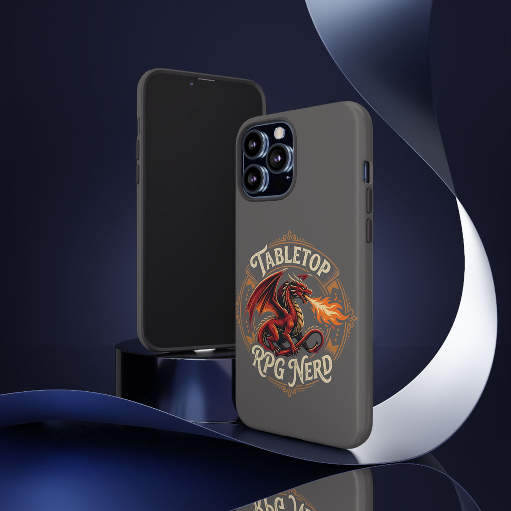 Tabletop RPG Nerd Phone Case — Dragon Design iPhone Cover