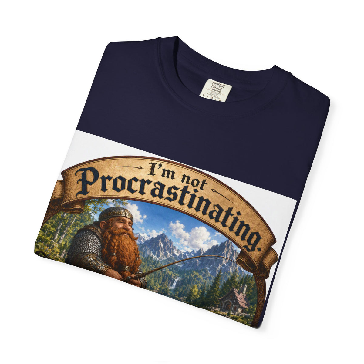 T-Shirt — "I'm Not Procrastinating, I'm on a Side Quest" Fantasy Gamer Tee