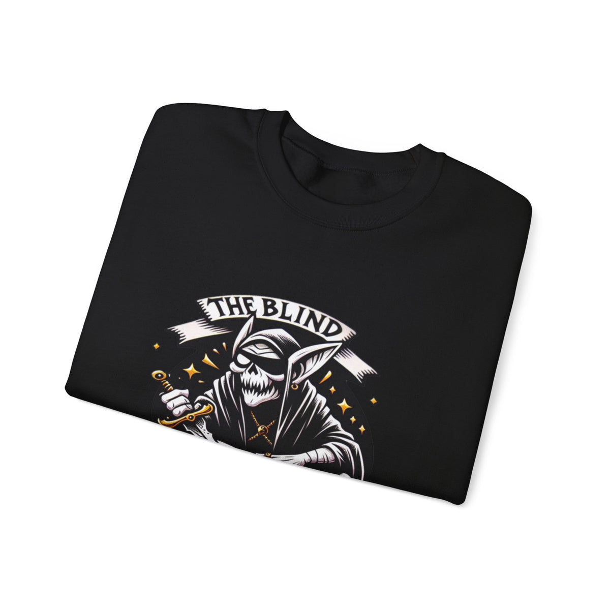 Goblin Crewneck Sweatshirt — "The Blind Goblin" Graphic