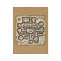 Dungeon Map Microfiber Blanket — Vintage RPG Map Throw