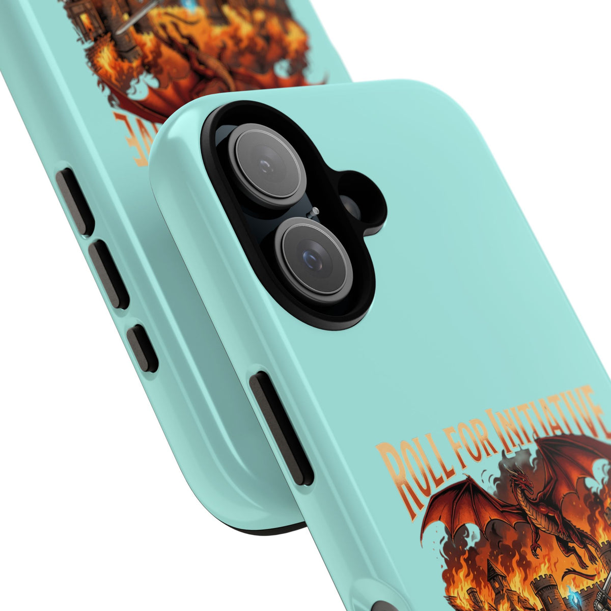 Phone Case — "Roll for Initiative" Fantasy RPG Battle Design
