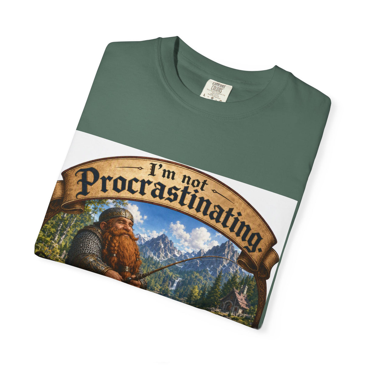 T-Shirt — "I'm Not Procrastinating, I'm on a Side Quest" Fantasy Gamer Tee