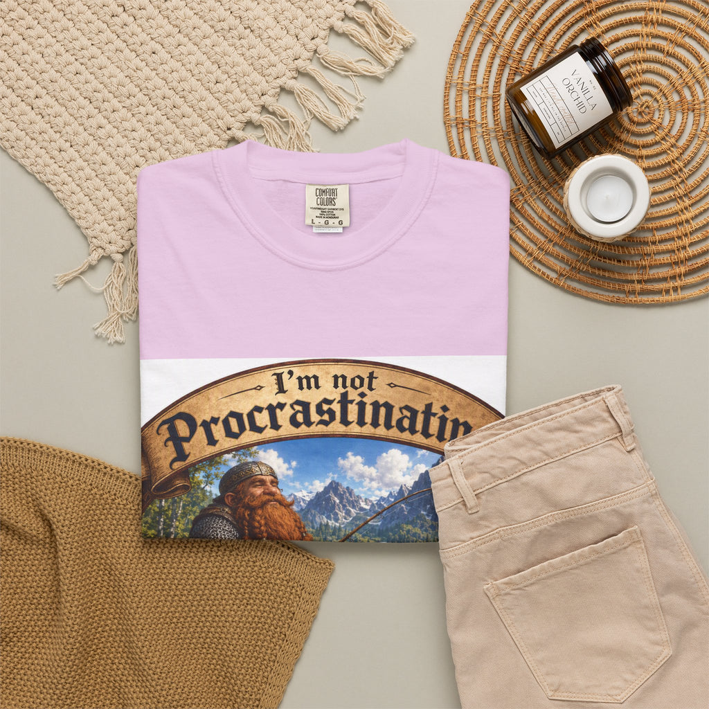 T-Shirt — "I'm Not Procrastinating, I'm on a Side Quest" Fantasy Gamer Tee