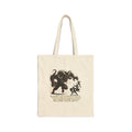 Eco Canvas Tote — Vintage Elephant & Mouse Illustration