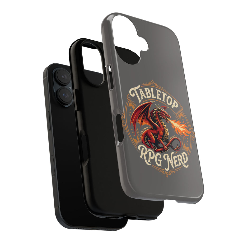 Tabletop RPG Nerd Phone Case — Dragon Design iPhone Cover