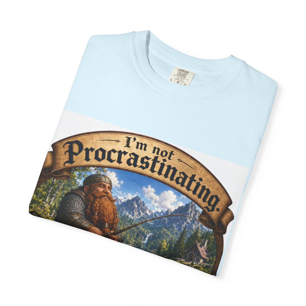 T-Shirt — "I'm Not Procrastinating, I'm on a Side Quest" Fantasy Gamer Tee