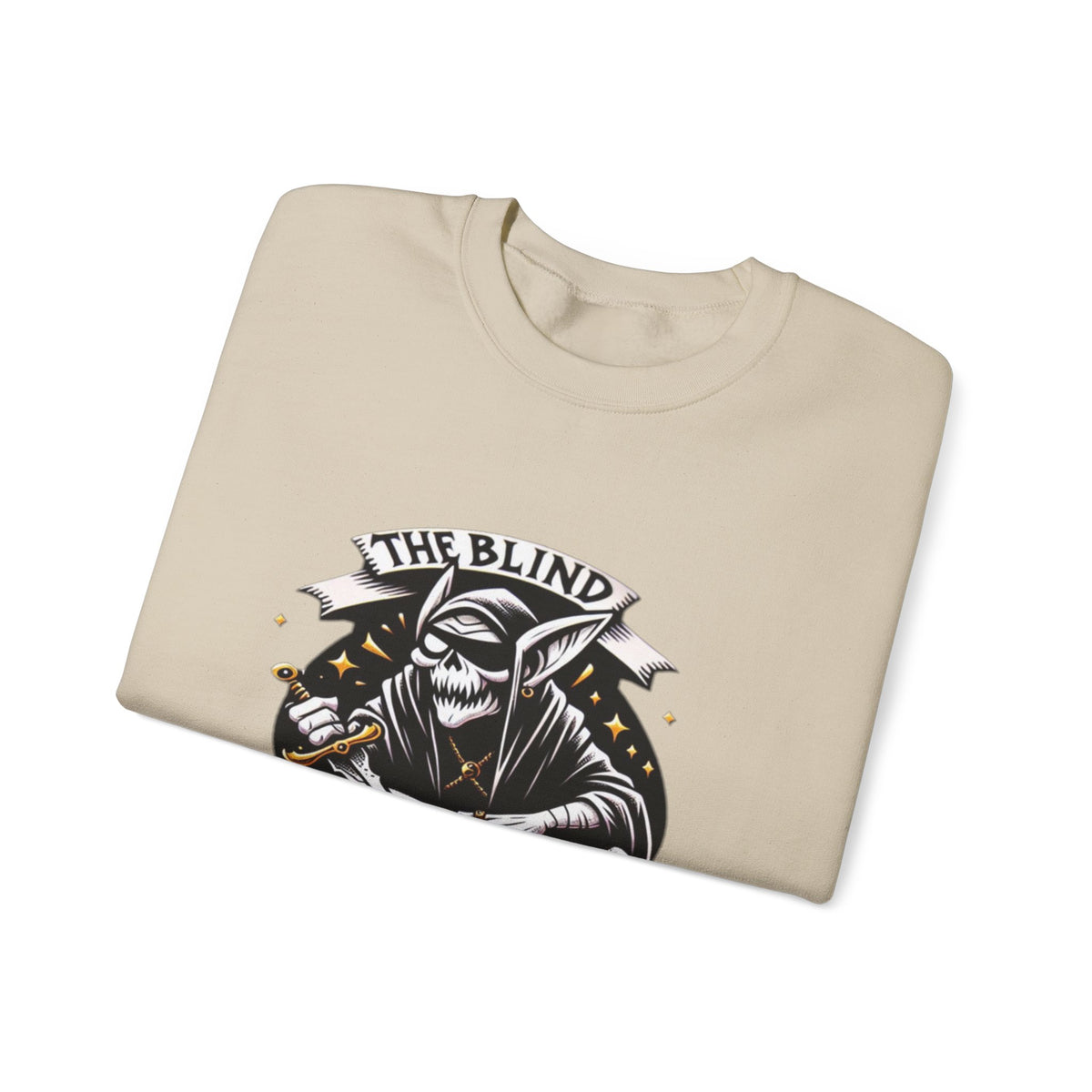 Goblin Crewneck Sweatshirt — "The Blind Goblin" Graphic