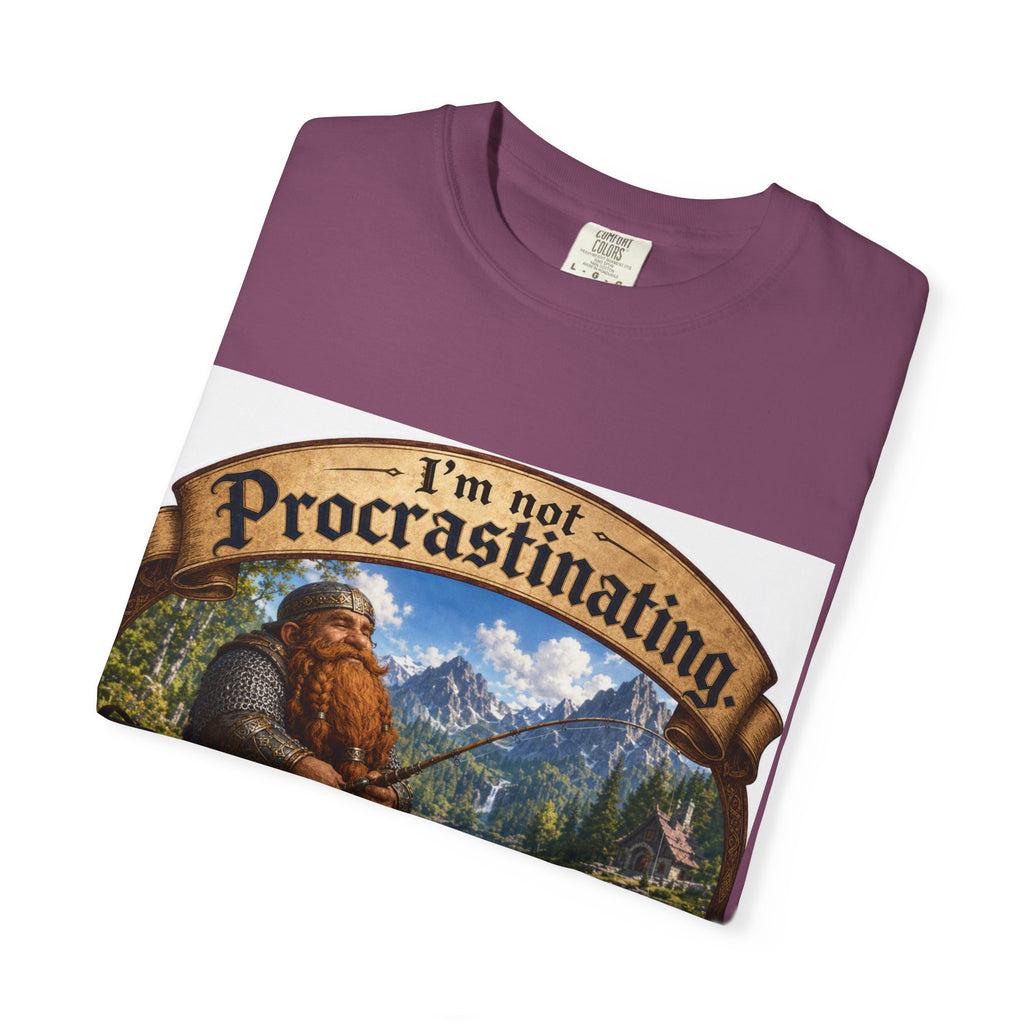 T-Shirt — "I'm Not Procrastinating, I'm on a Side Quest" Fantasy Gamer Tee