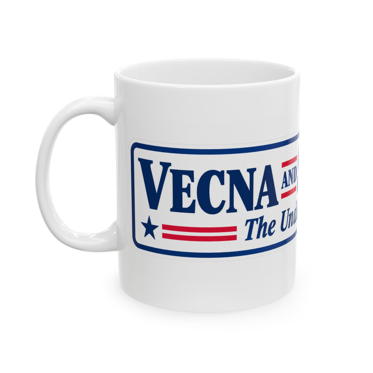 Ceramic Mug — 'Vera and Strahd: The Undead Solution' Political Humor Coffee Cup (11oz, 15oz)