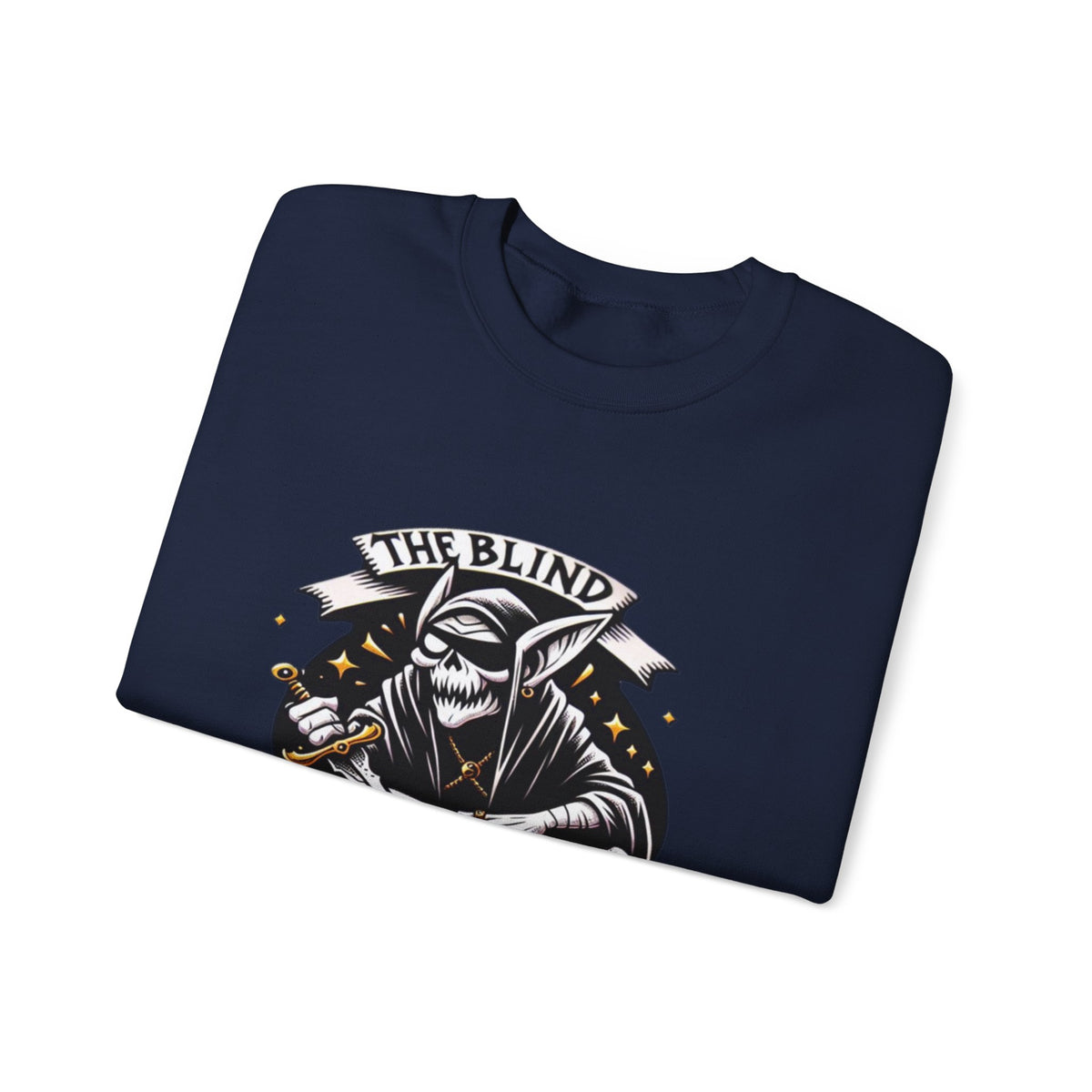 Goblin Crewneck Sweatshirt — "The Blind Goblin" Graphic