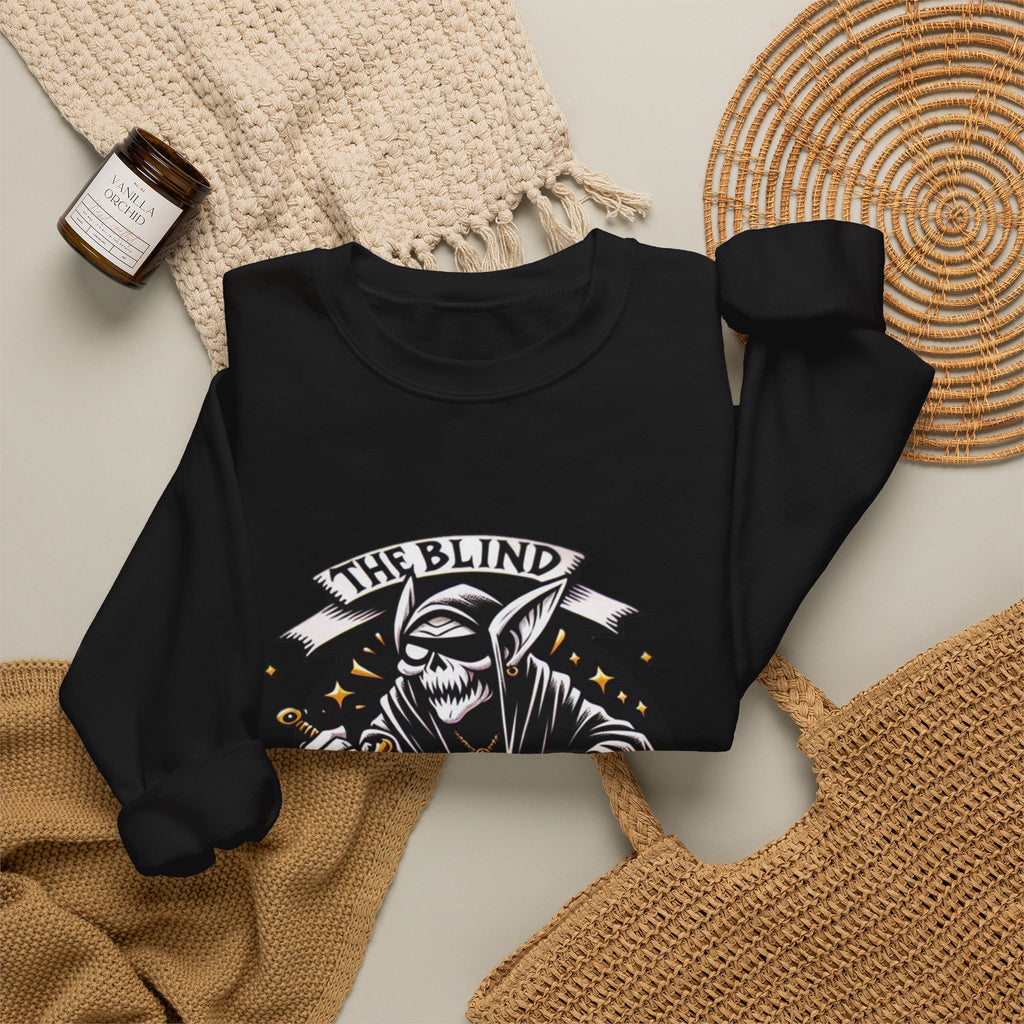 Goblin Crewneck Sweatshirt — "The Blind Goblin" Graphic