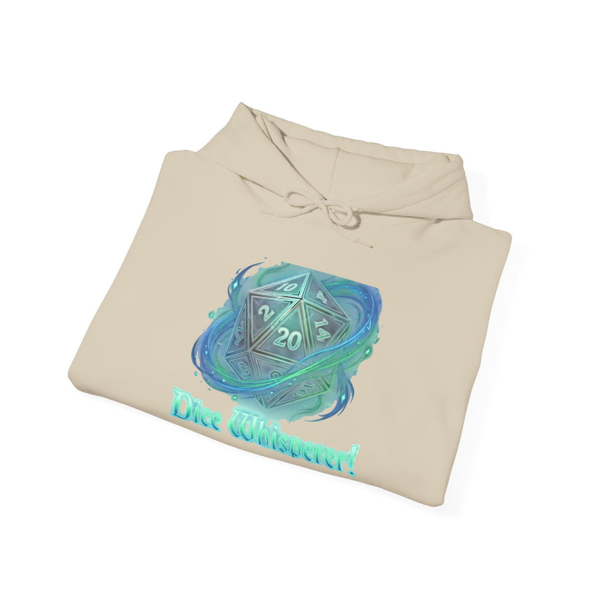 D20 Dice Winner Hoodie – Gamer Tabletop RPG Dice Sweatshirt