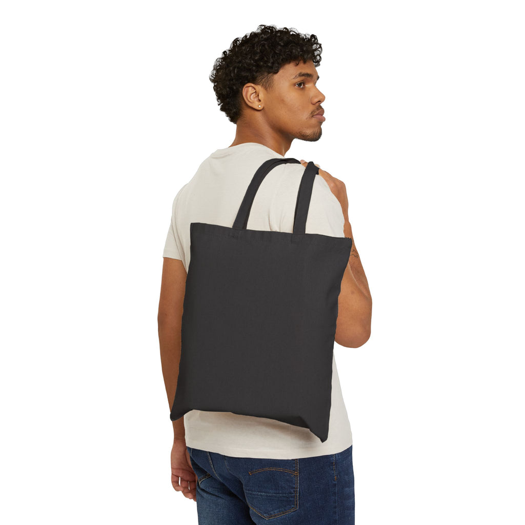 Eco Canvas Tote — Vintage Elephant & Mouse Illustration