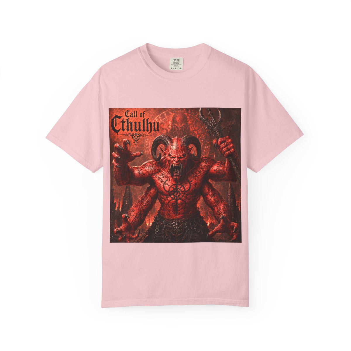 Call of Cthulhu Horror Graphic T-Shirt — Demon Skull Mythos Tee