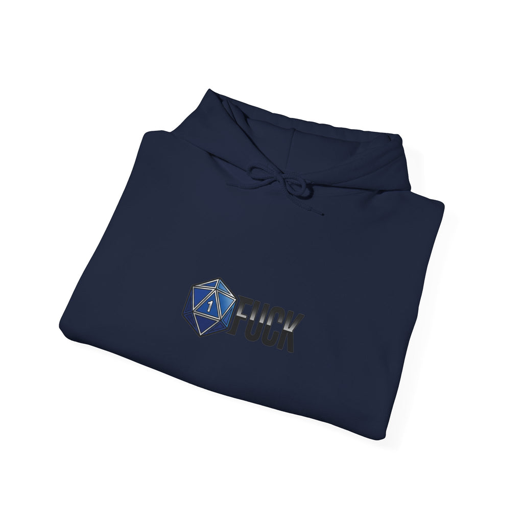 Hoodie — D20 Fuck Logo Gamer Dice Hooded Sweatshirt