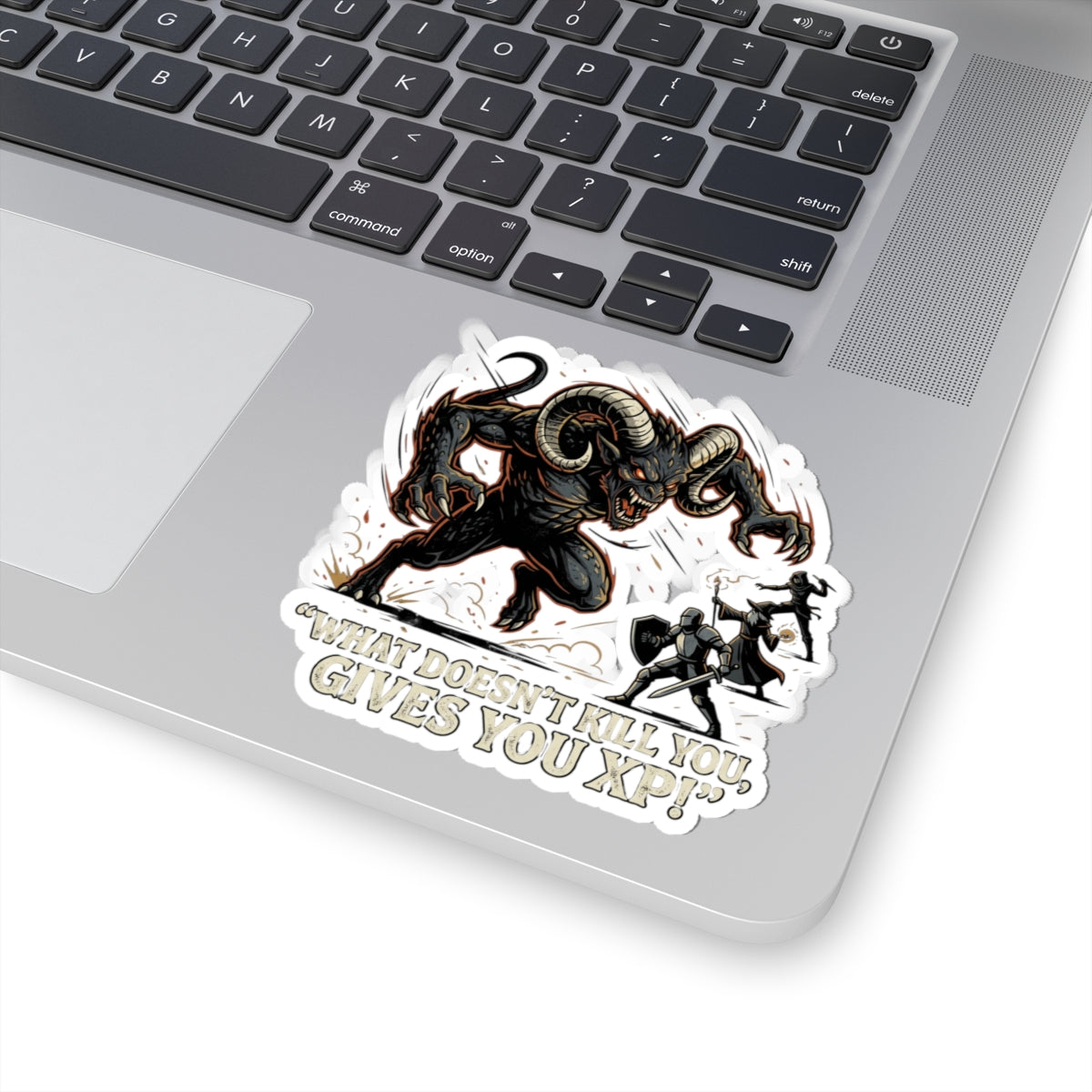 Kiss-Cut Sticker — 'What Does the Law Give You XP?' Cthulhu RPG Horror Gaming Decal