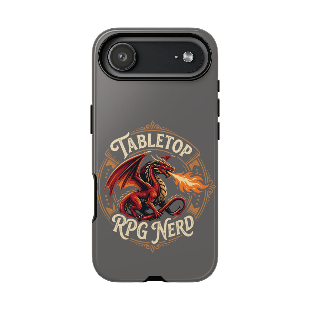 Tabletop RPG Nerd Phone Case — Dragon Design iPhone Cover