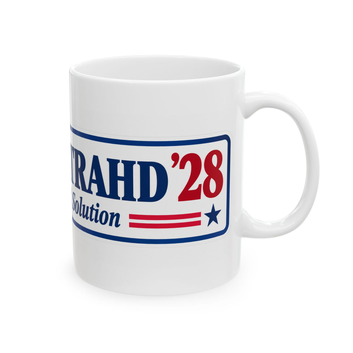 Ceramic Mug — 'Vera and Strahd: The Undead Solution' Political Humor Coffee Cup (11oz, 15oz)